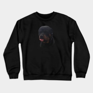 Rottweiler Pooch Tongue Crewneck Sweatshirt